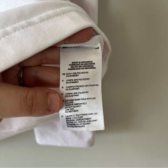 Adidas Zip Up White Athletic Jacket Medium - Picture 6 of 7